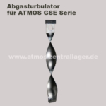 Abgasturbulator für ATMOS GSE Holzvergaser