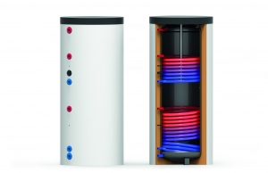 Brauchwasserspeicher Boiler für Warmwasser und Solar