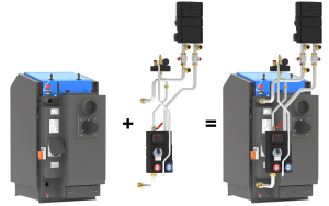 ATMOS F8 ESBE Baugruppe Anschlussset