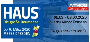 Baumesse Haus Dresden ATMOS Zentrallager Anhänger
