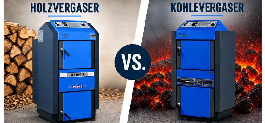 Holzvergaser vs Kohlevergaser ATMOS Zentrallager GmbH